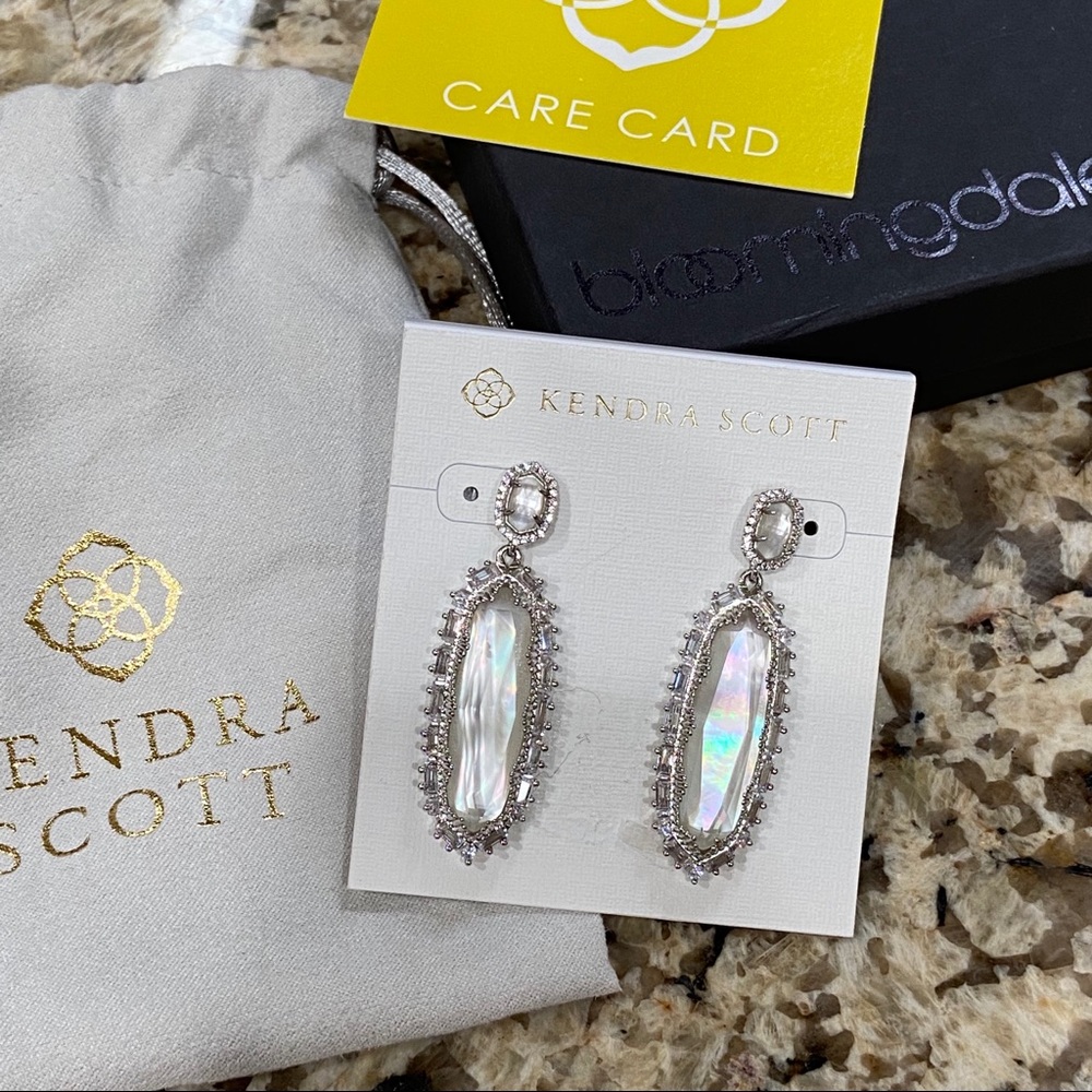 NEW Kendra Scott Silver Kalina Earrings - Wedding